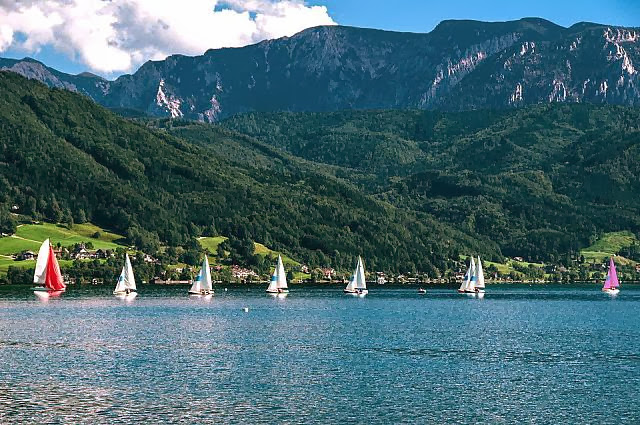 Beautiful Lake Attersee, Austria