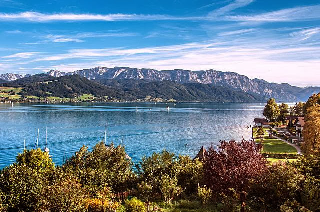 Beautiful Lake Attersee, Austria