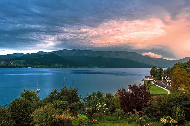 Beautiful Lake Attersee, Austria