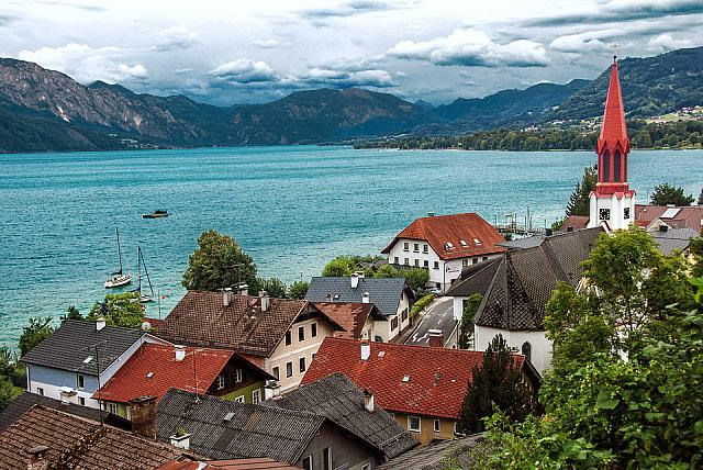 Beautiful Lake Attersee, Austria