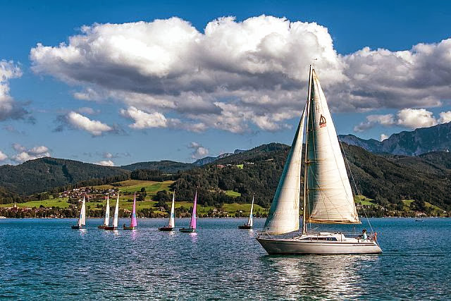 Beautiful Lake Attersee, Austria