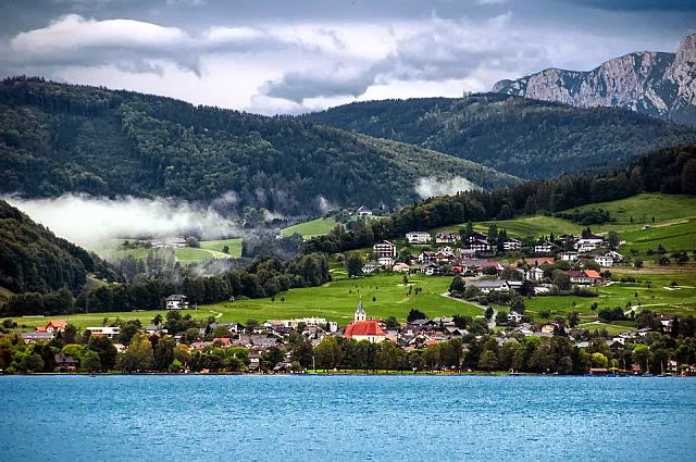 Beautiful Lake Attersee, Austria