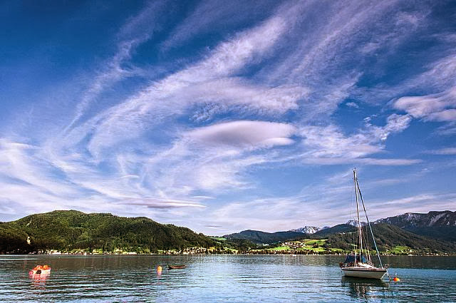 Beautiful Lake Attersee, Austria