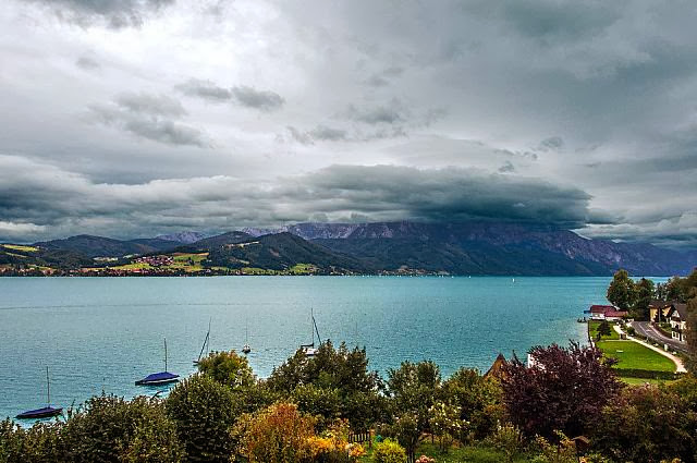 Beautiful Lake Attersee, Austria