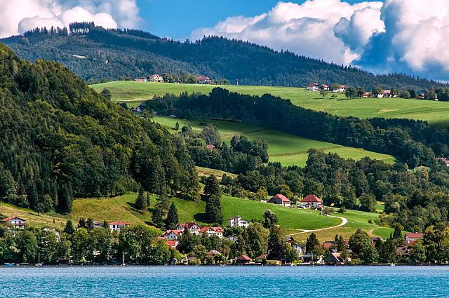 Beautiful Lake Attersee, Austria