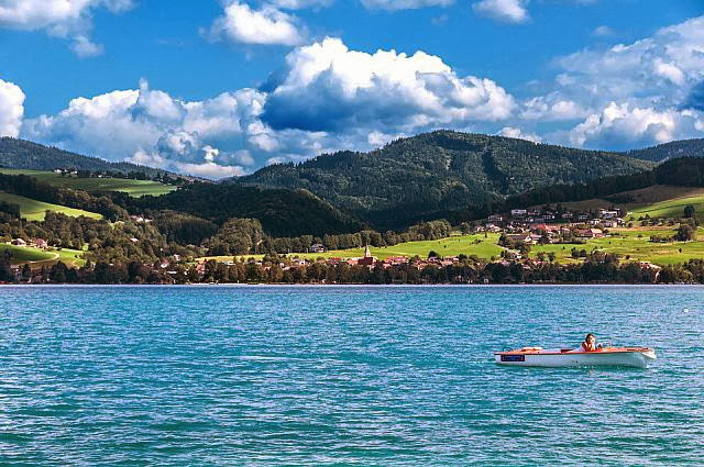 Beautiful Lake Attersee, Austria