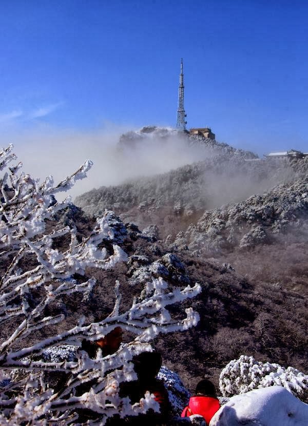 Huangshan Mountain after snowfall